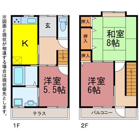 ハイツ池下の物件間取画像